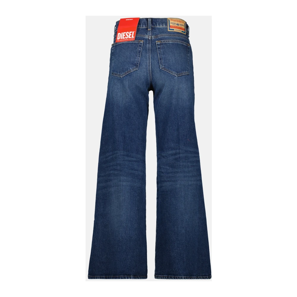 Diesel Wijde Spijkerbroek 2025 Collectie Blauw Blue Dames