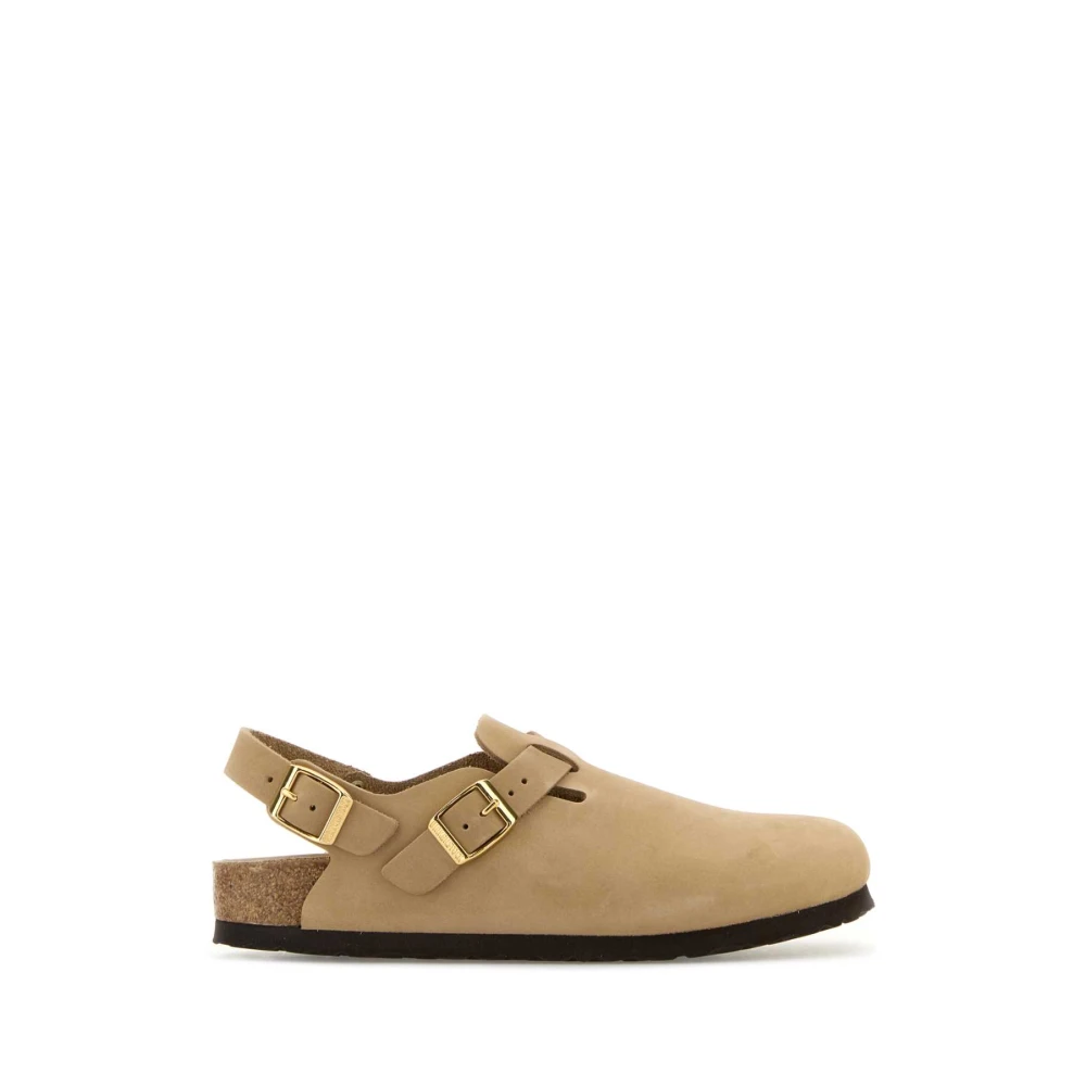 Birkenstock Women's Beige Tokyo Sand Suede Slippers