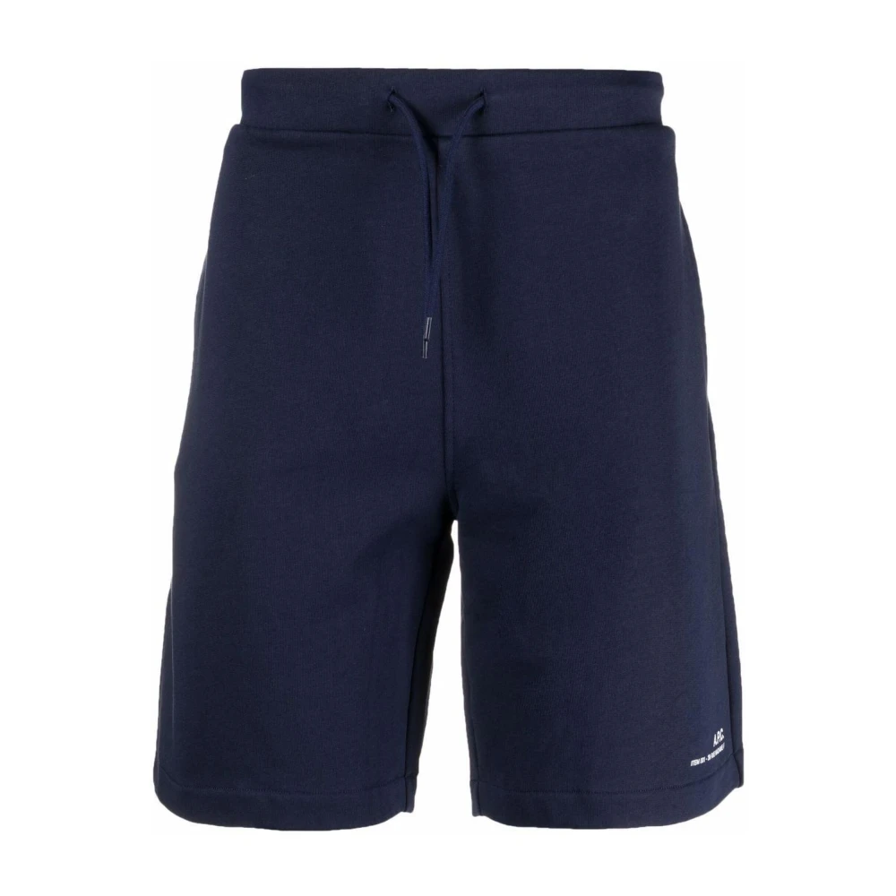 A.p.c. Stijlvolle Shorts voor Mannen Blue Heren