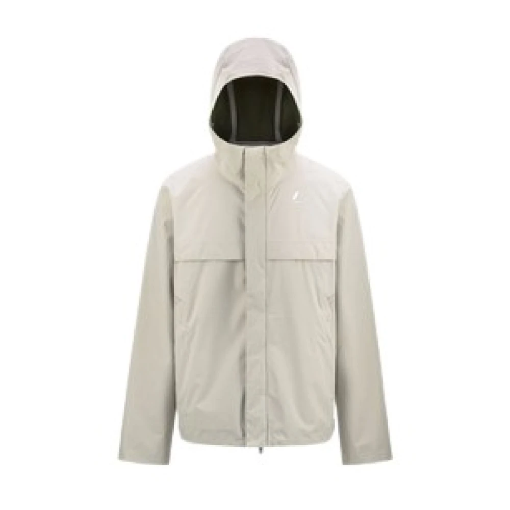 K-way Eco Beige Windbreaker Arnaud Model Beige Heren