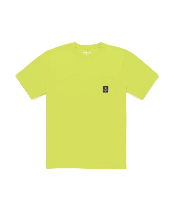 tee-shirt-jaune-en-coton-avec-logo-poitrine