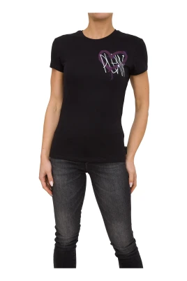 Svart Rund Hals T-shirt