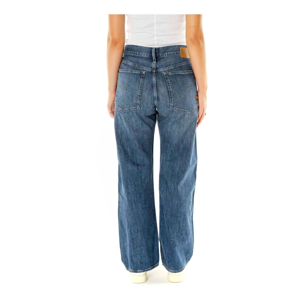 G-Star Gebogen 3D Boyfriend Fit Jeans Blue Dames