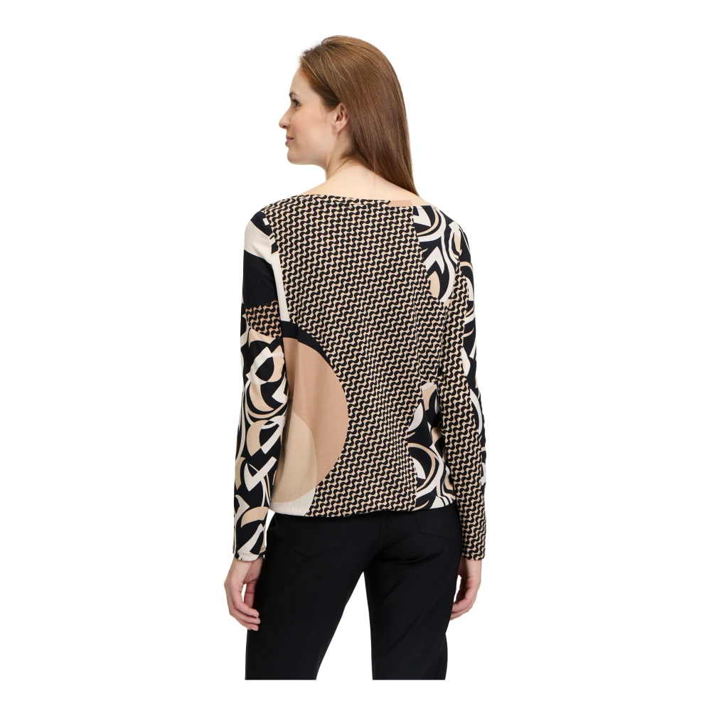 Betty Barclay Casual shirt met elastische tailleband Beige Dames