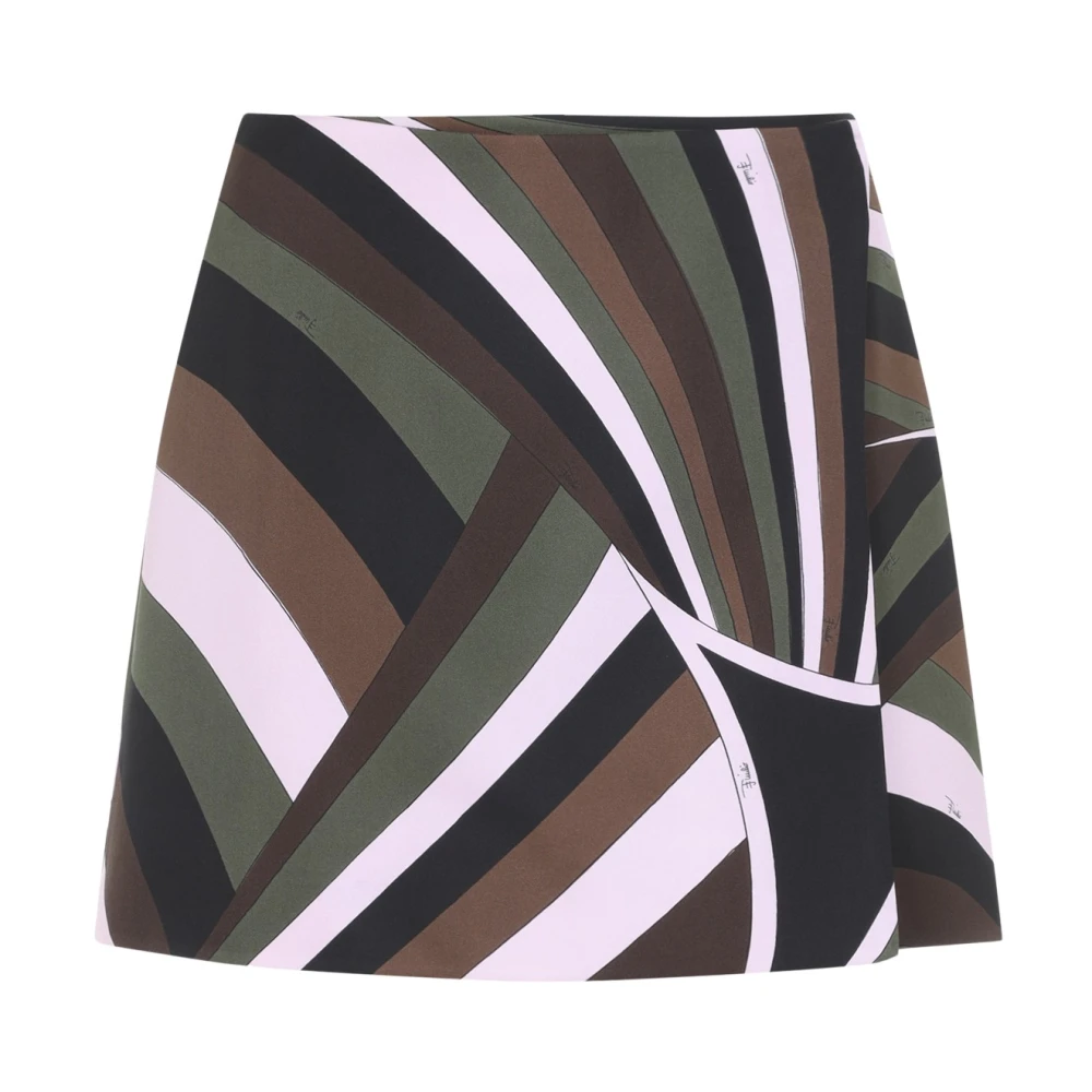 Pucci Donna Gonna A Portafoglio Iride In Twill Di Seta Multicolore It Taglia 40- Mytheresa - Immagine 5