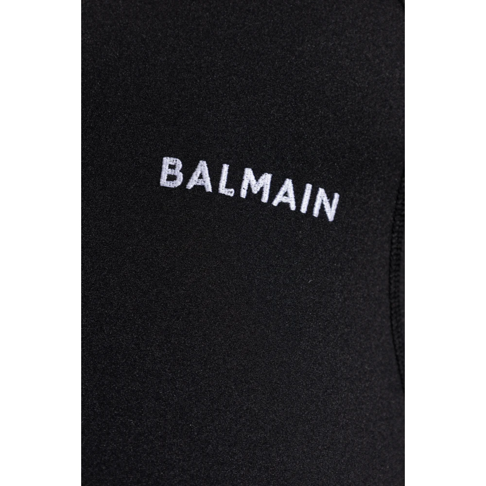 Balmain Zwem T-shirt Black Heren
