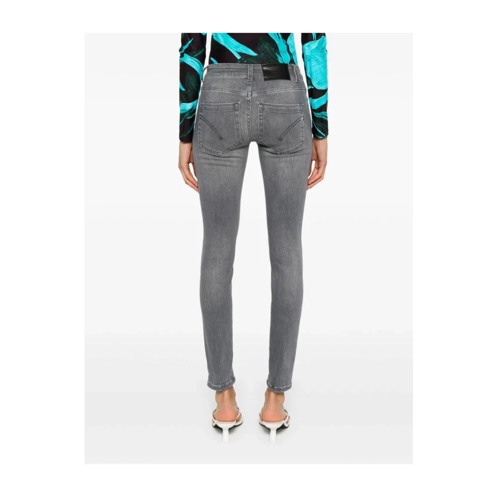 Dondup Monroe Skinny Jeans Gray Dames