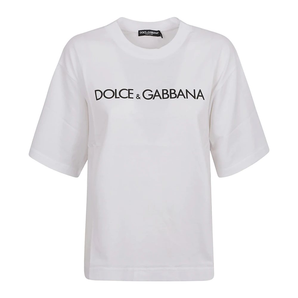 Dolce & Gabbana Witte T-Shirt Collectie White Dames