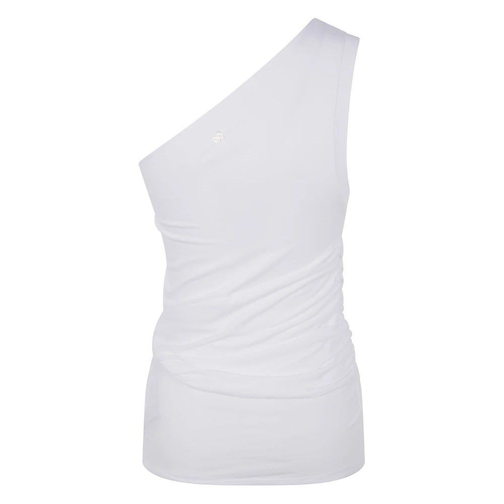 Patou Elegant One Shoulder Top White Dames