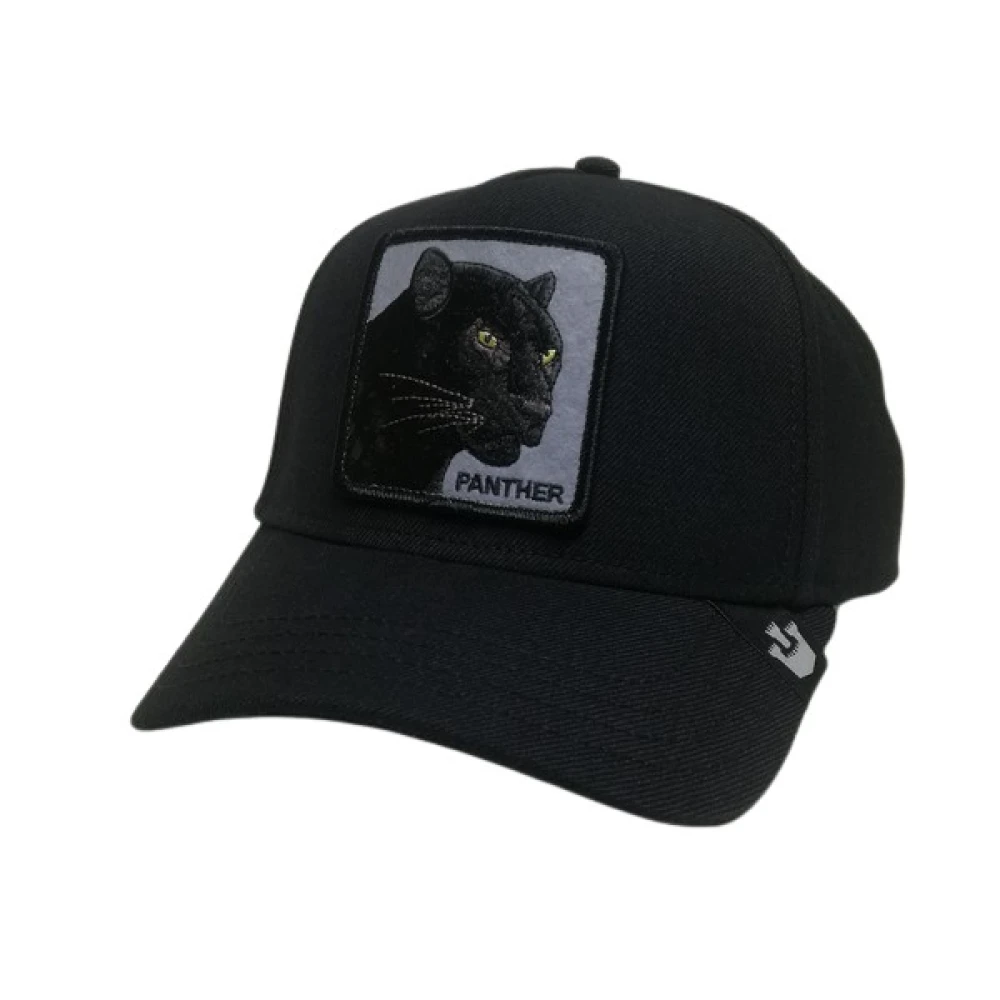 Goorin Bros Zwarte Panther Wollen Pet Field Stijl Black Unisex