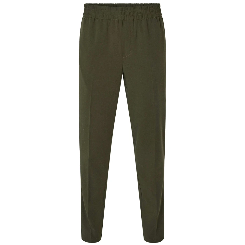 Samsøe Rechte snit broek Green Heren