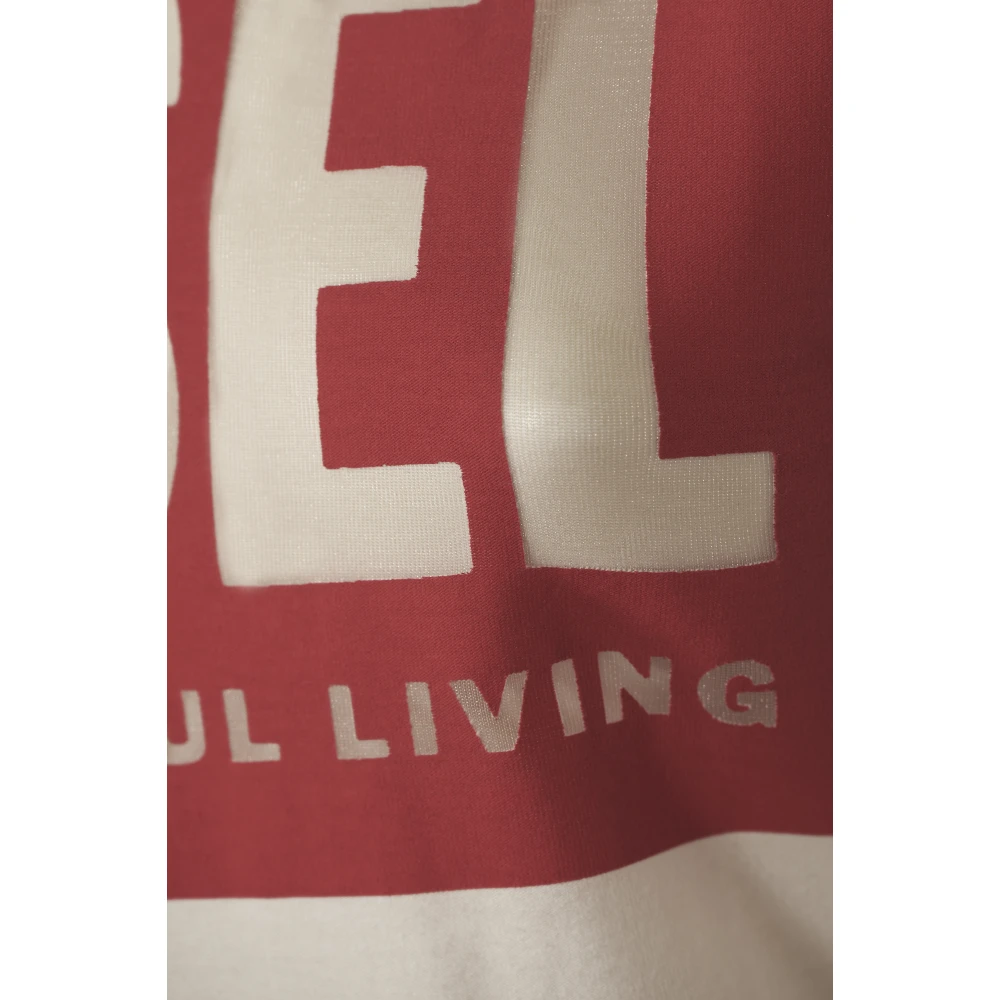 Diesel Stijlvolle T-shirts en Polos White Dames