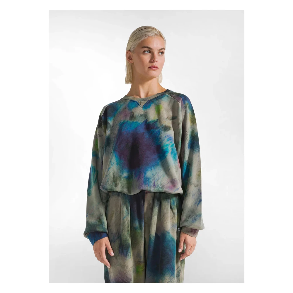 Deha Geverfde Beige Sweater Multicolor Dames