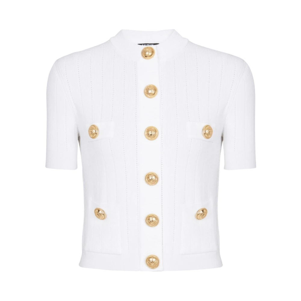 Knitwear > Cardigans - - Balmain - Modalova