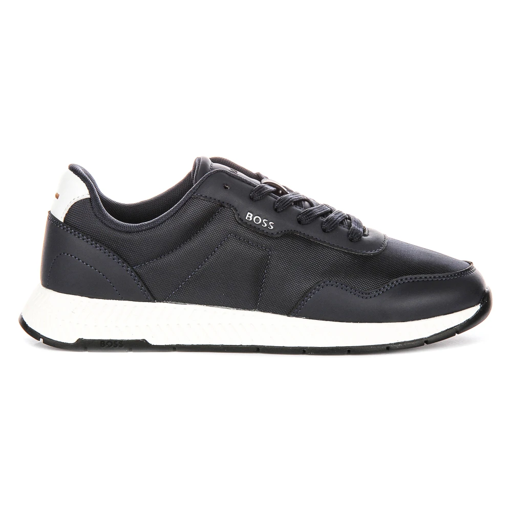 Boss , Sneakers, Male, Blue, 8 Uk, Titanium Runn