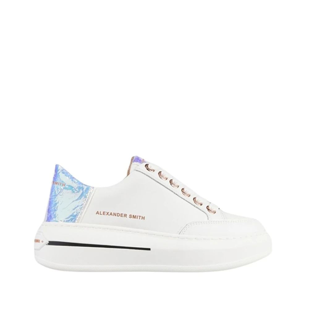 Alexander Smith Witte Iride Sneakers met Verwijderbare Binnenzool Dames Schoenen