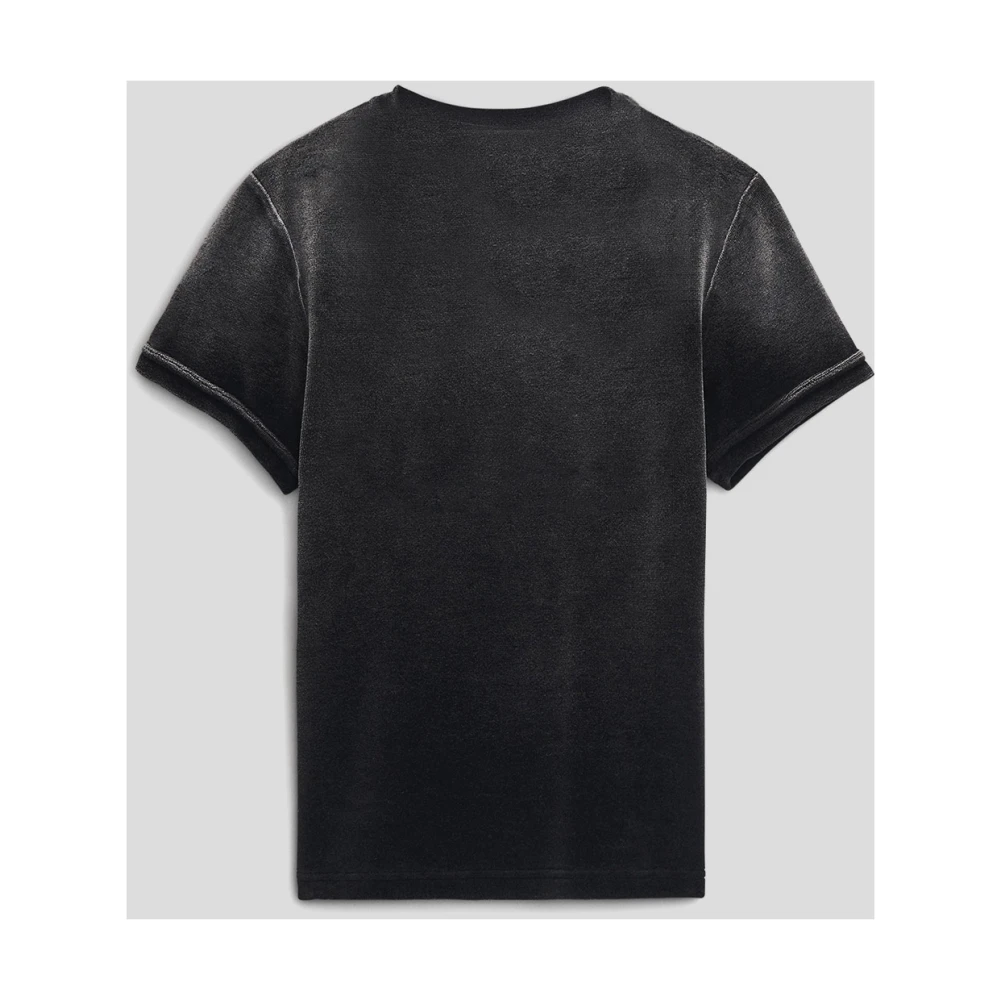 alexander wang Katoenen Baby Tee Gray Dames