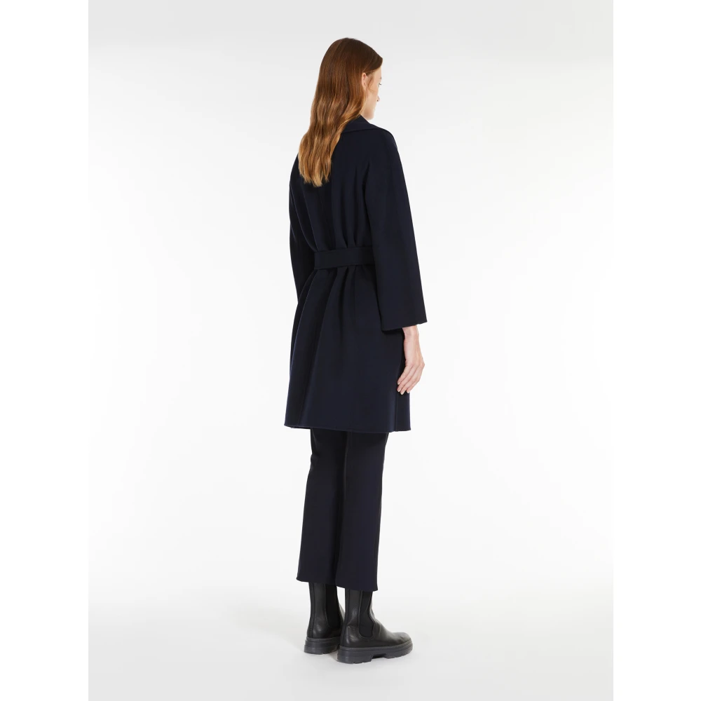 Max Mara Blauwe Nacht Messi Stijlvolle Jurk Blue Dames