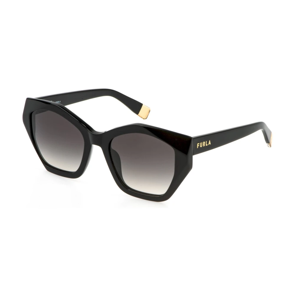 Furla Women's Black Sunglasses Sfu885 Color 0700 - Sunglasses - 54 Mm - Accessories