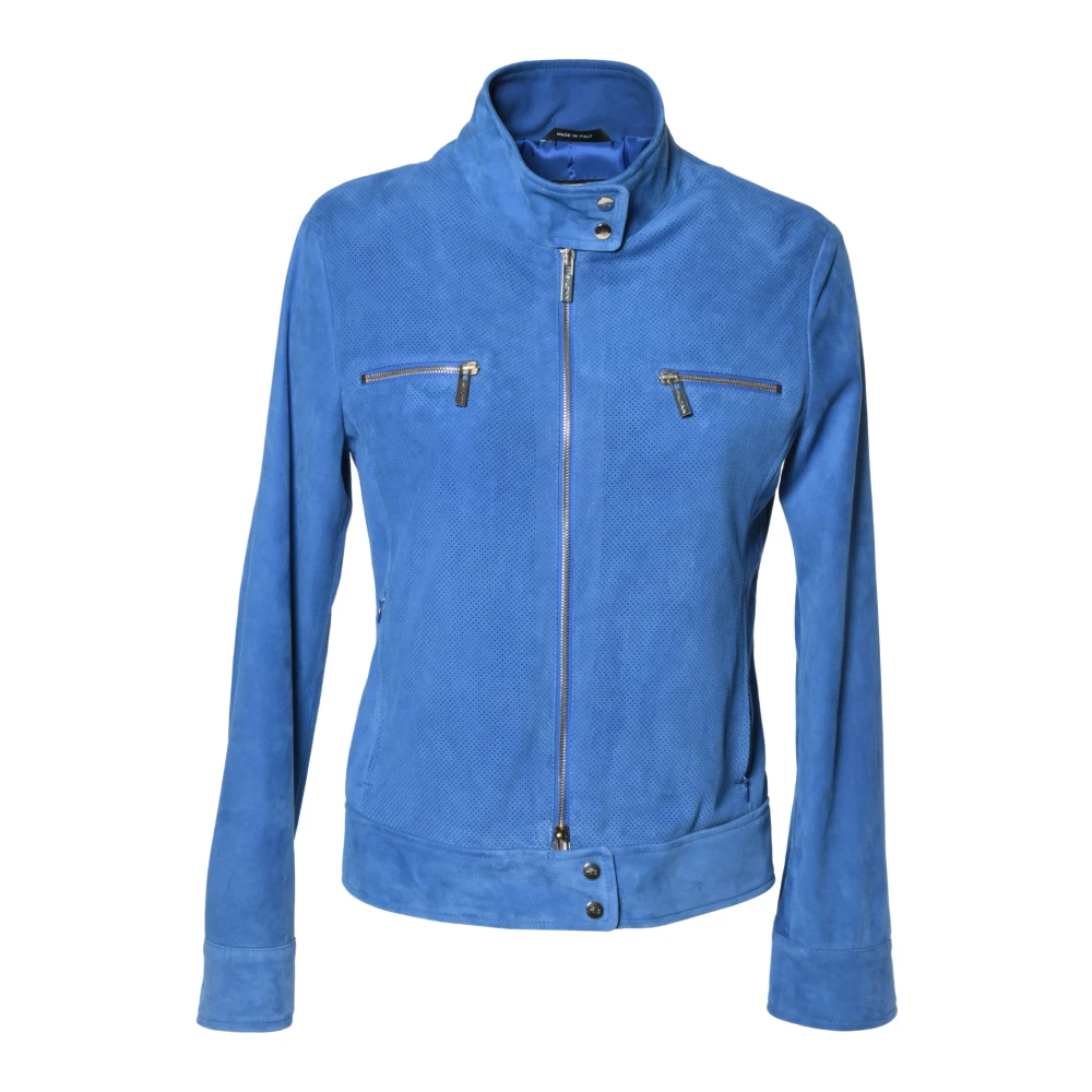 Jackets > Leather Jackets - - Baldinini - Modalova