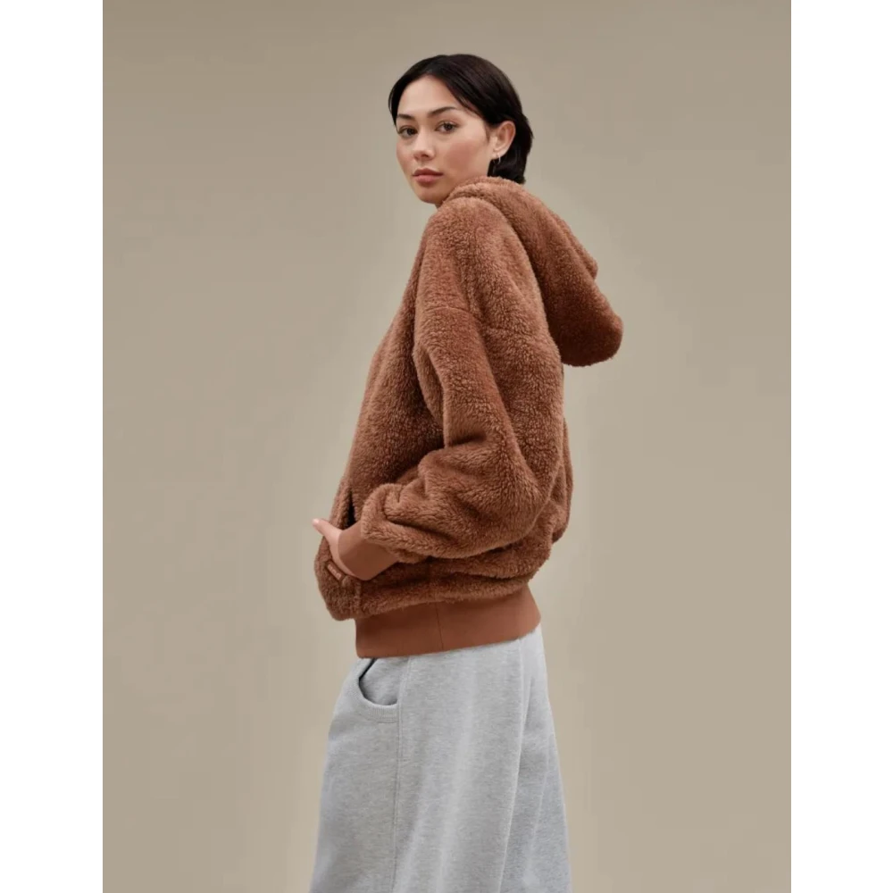 Ugg Bruine Sherpa Dames Sweatshirt Loyra Brown Dames
