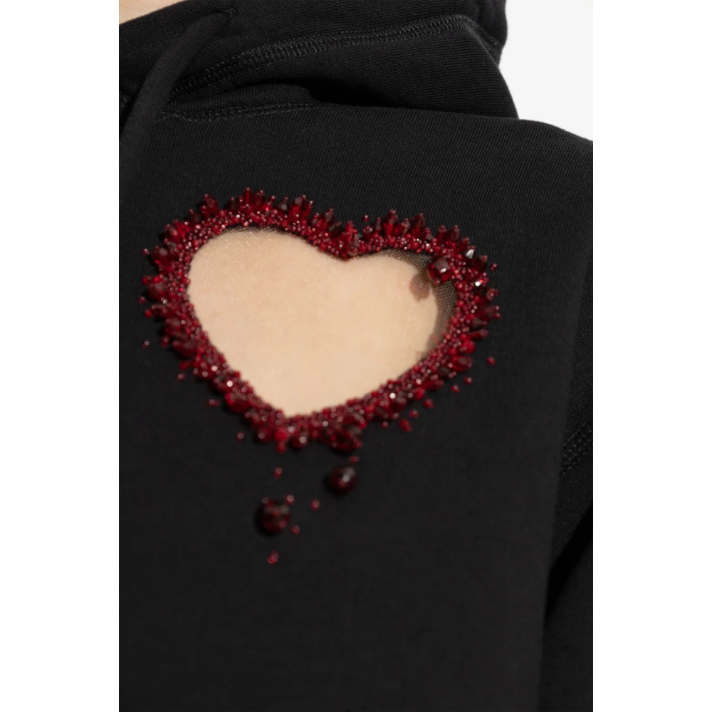 Dsquared2 Hoodie Black Dames