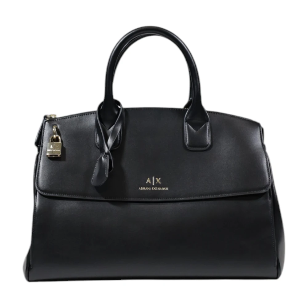 Armani Exchange Middelgrote Polyester Dames Tas Collectie Black Dames