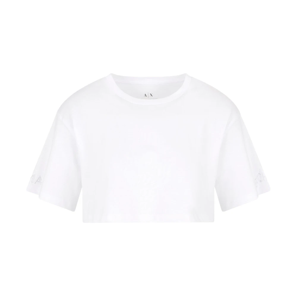 Armani Exchange White T-Shirt - Female - T-Shirts - L - Tops
