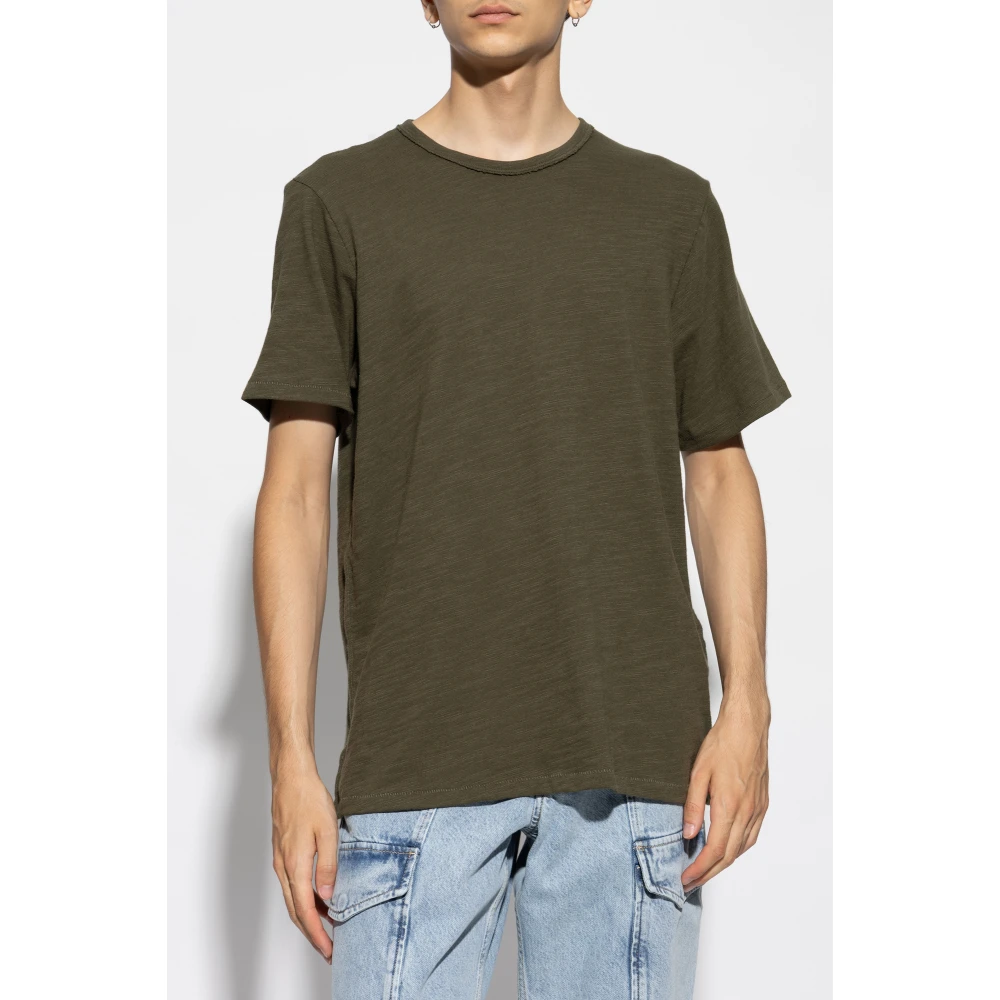 Rag & Bone T-shirt Flame Green Heren