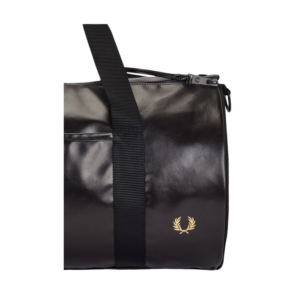 Fred Perry Stijlvolle Duffle Tas Black Heren