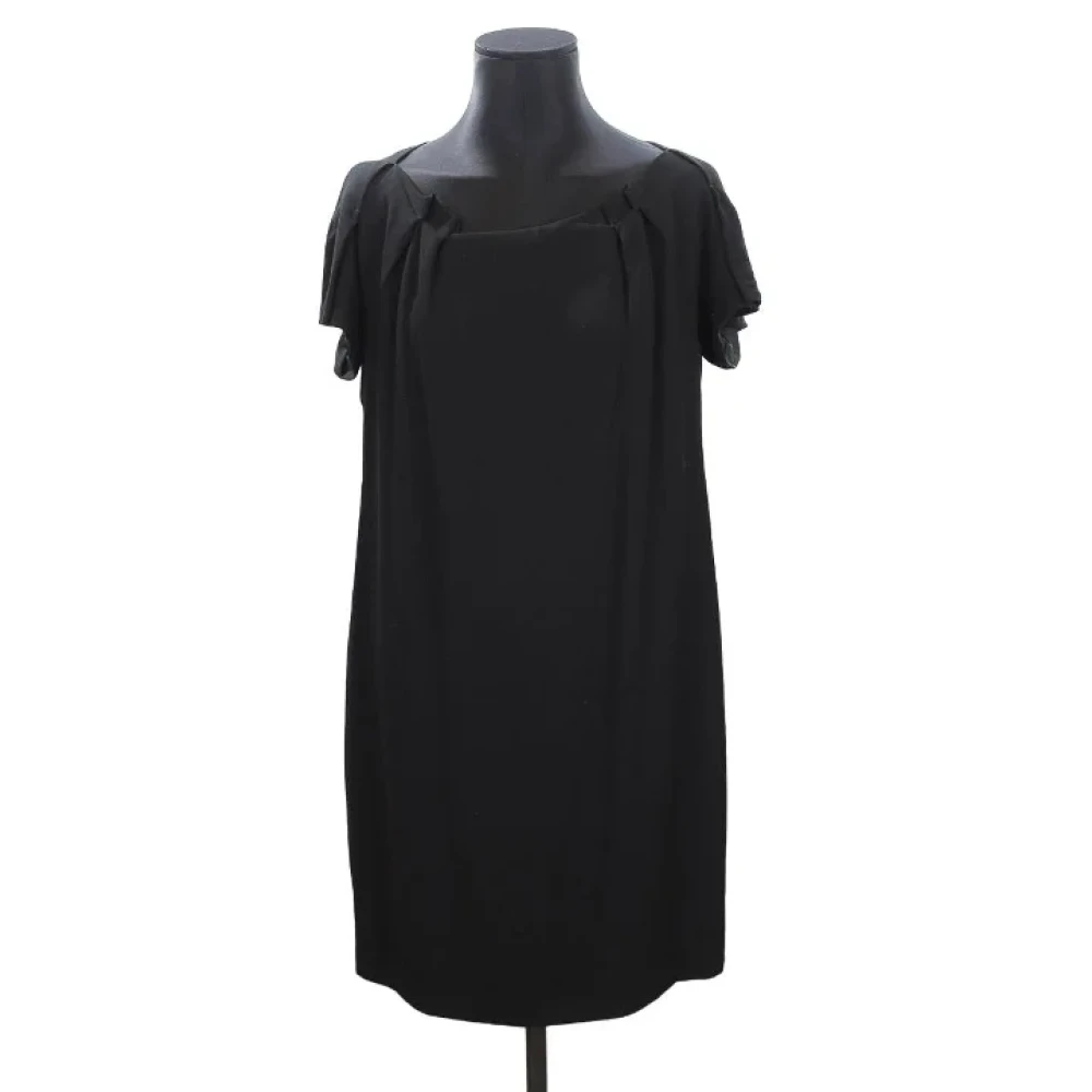 Valentino Vintage Pre-owned Fabric dresses Black Dames