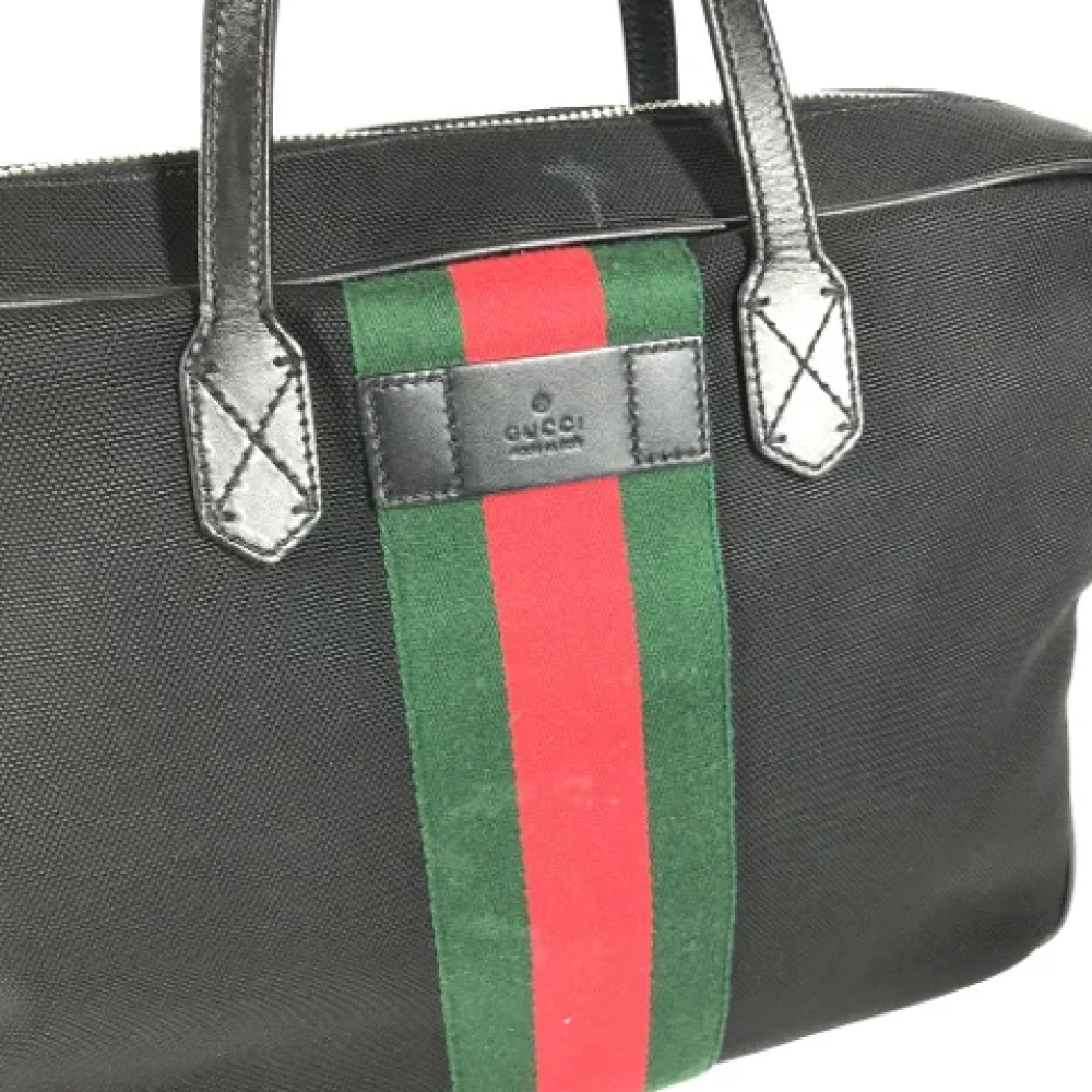 Gucci Vintage Pre-owned Leather gucci-bags Black Dames