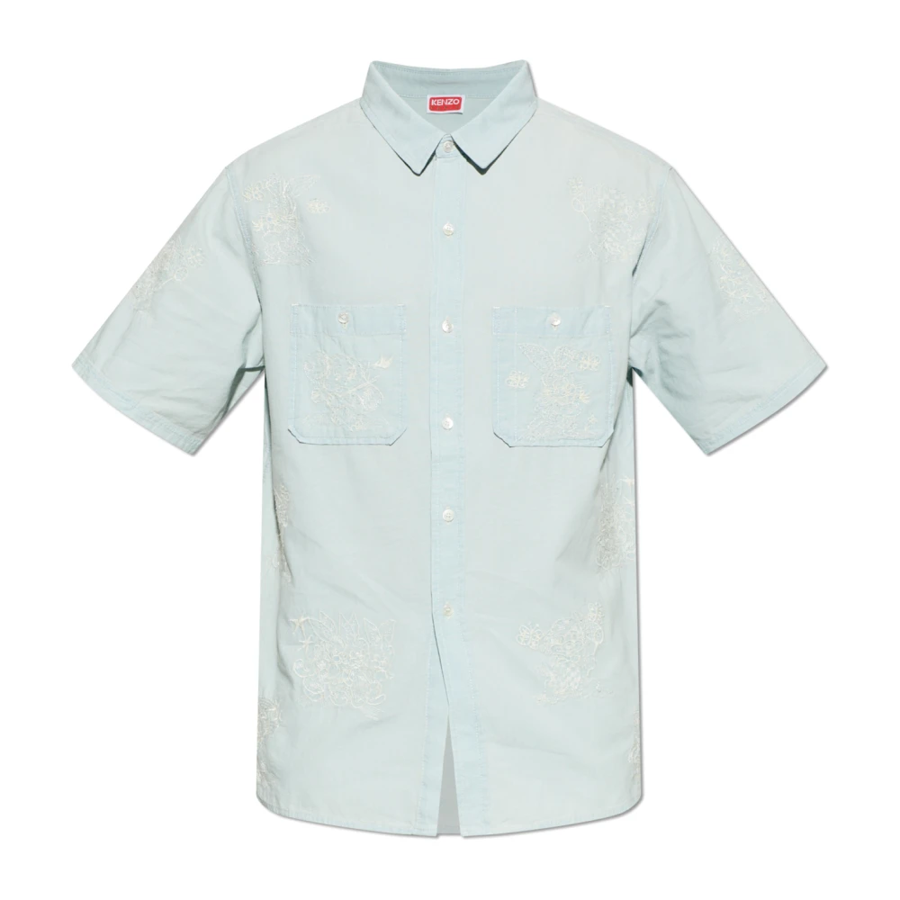 Kenzo Uomo Blu Magliette, L, New,