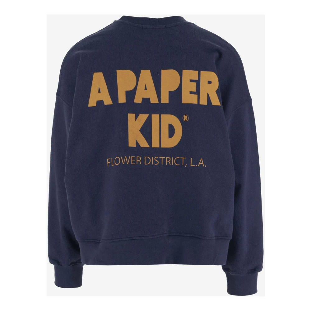 A Paper Kid Sweatshirts Hoodies Blue Heren
