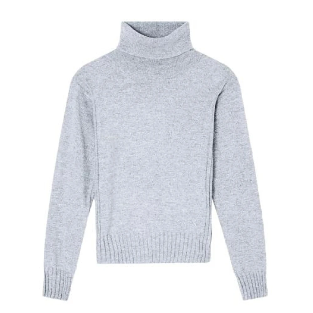Armani Exchange Femme Gris Pulls, Taille: 36 Fr Pull Col Roulé
