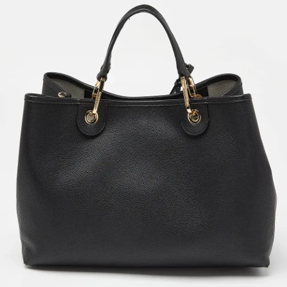 Armani Pre-owned Leather totes Black Dames