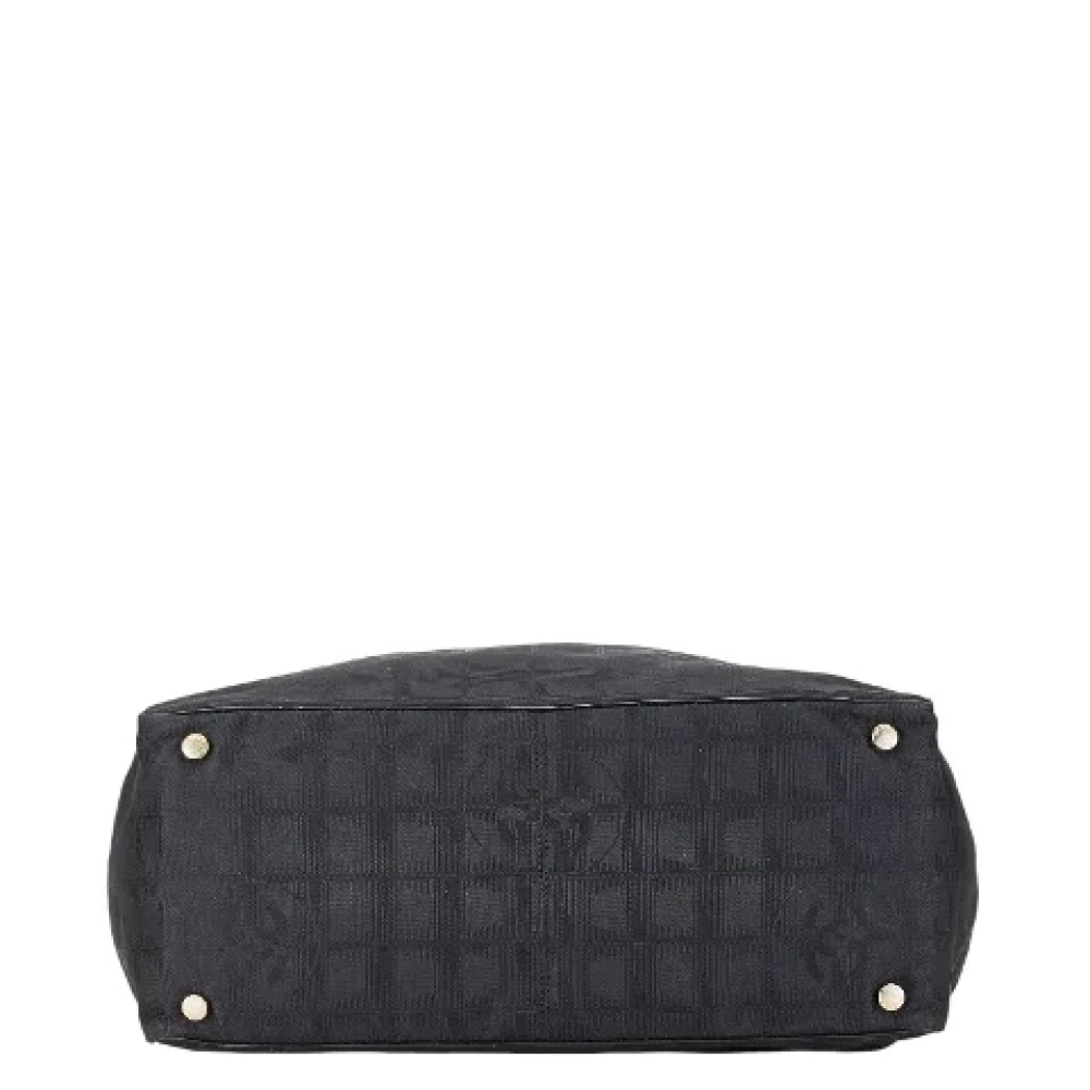 Chanel Vintage Pre-owned Canvas chanel-bags Black Dames