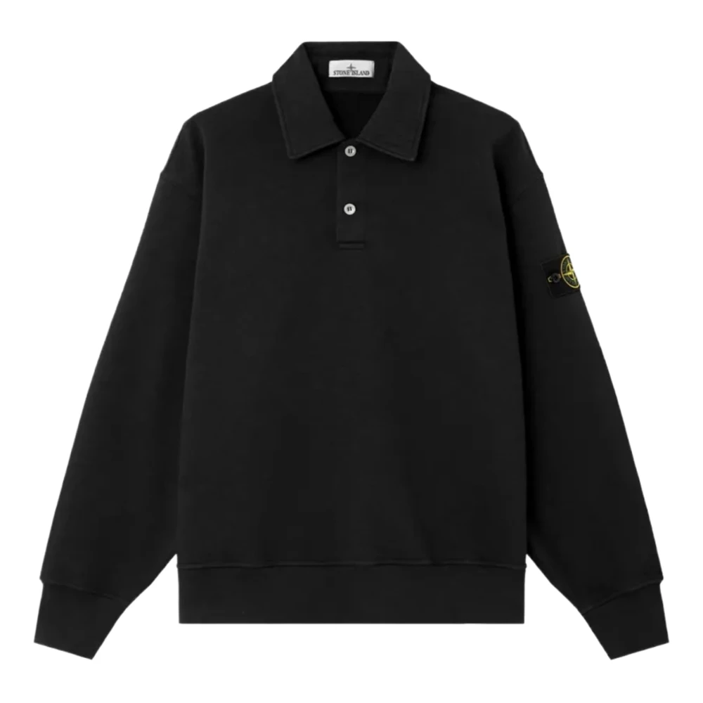 Stone Island , Herren, Oberteile, Schwarzk, M