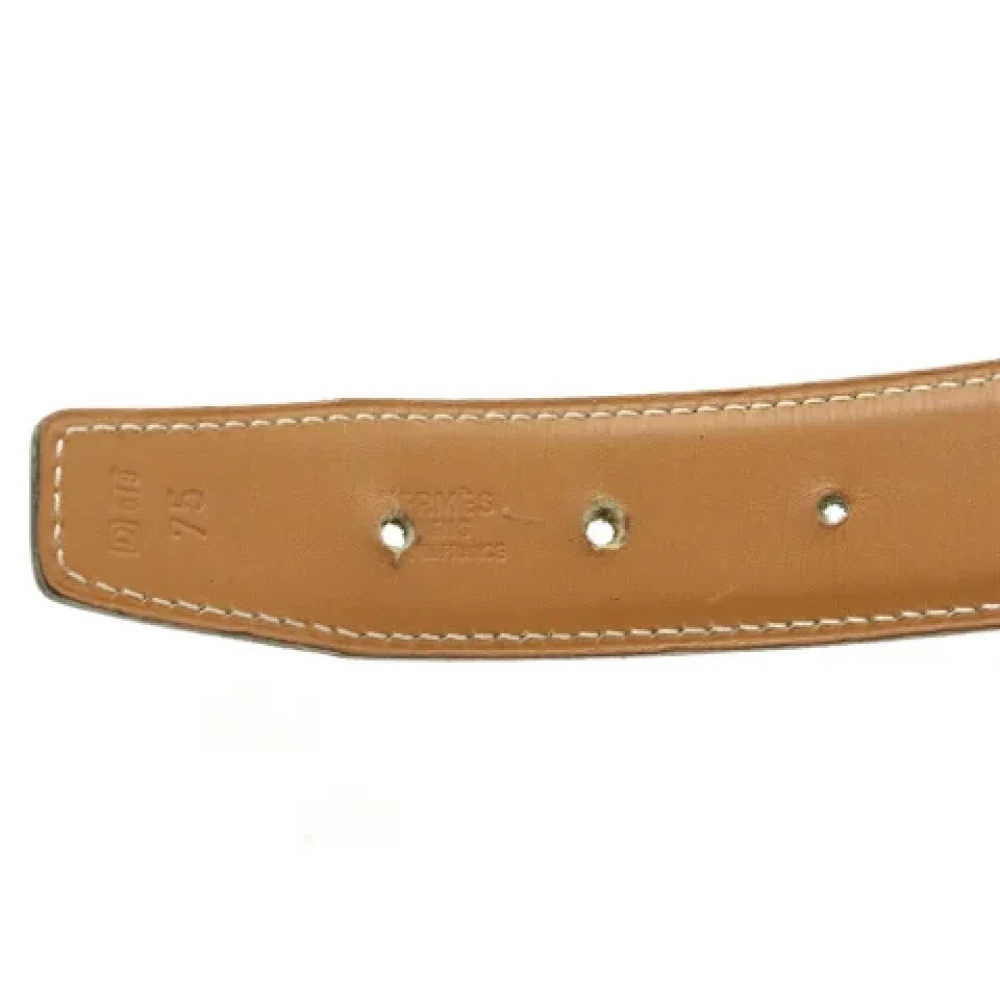 Hermès Vintage Pre-owned Leather belts Black Dames