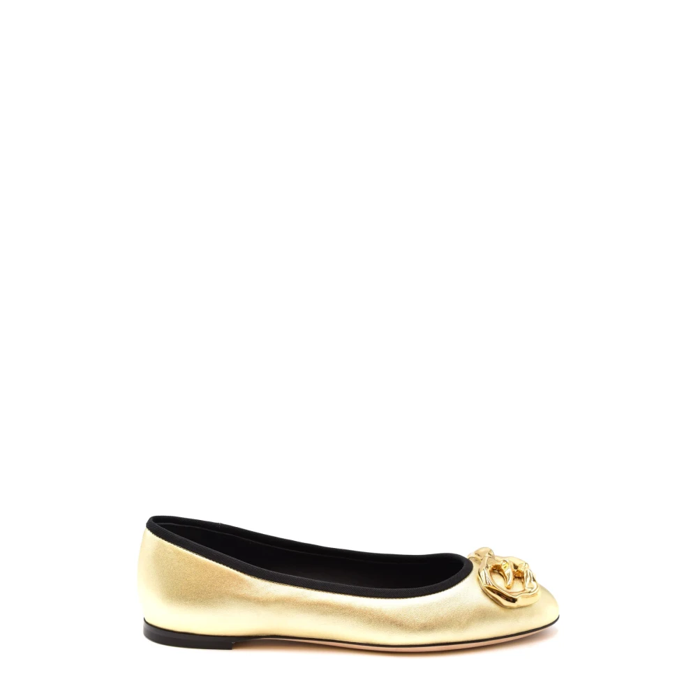 Giuseppe Zanotti Ballerina Skor Yellow, Dam