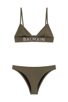 Grön Triangel Bikini
