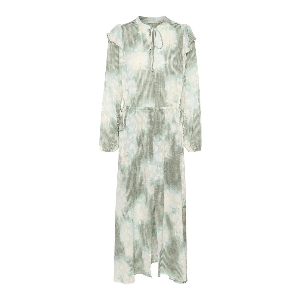 Inwear Women's Green Floral Long Dress Cielleiw