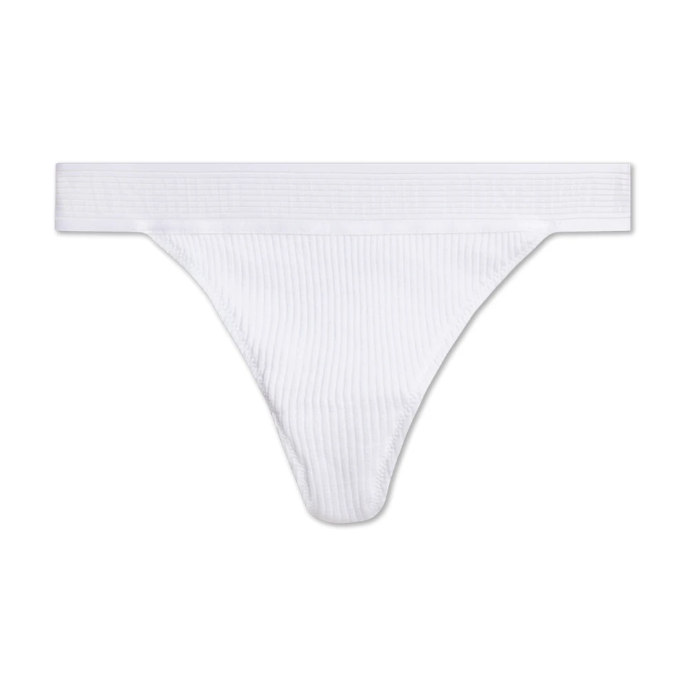 Moschino Logo String White Dames