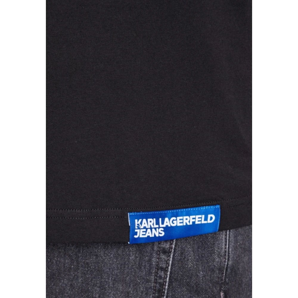 Karl Lagerfeld Mannen Reguliere Korte Mouw Tee Black Heren