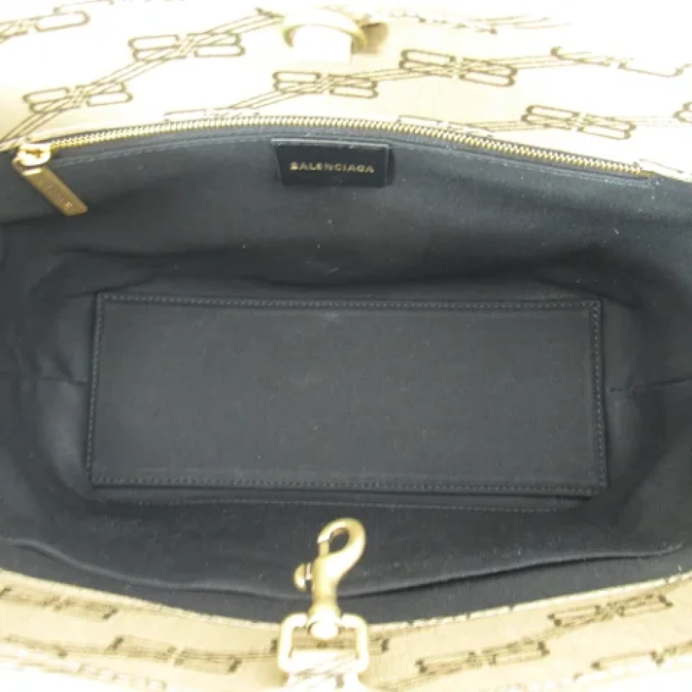 Balenciaga Vintage Pre-owned Fabric shoulder-bags Brown Dames