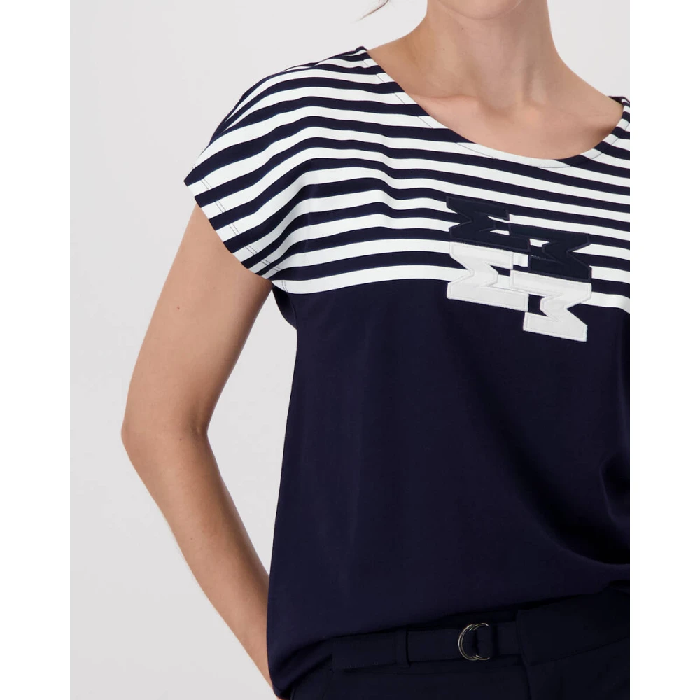 monari Casual T-shirt Blue Dames