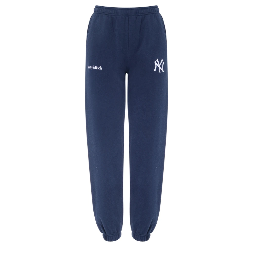 Sporty & Rich Serif Sweatpant Blue Dames