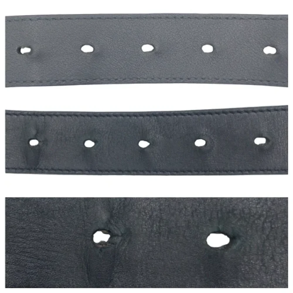 Gucci Vintage Pre-owned Leather belts Black Heren