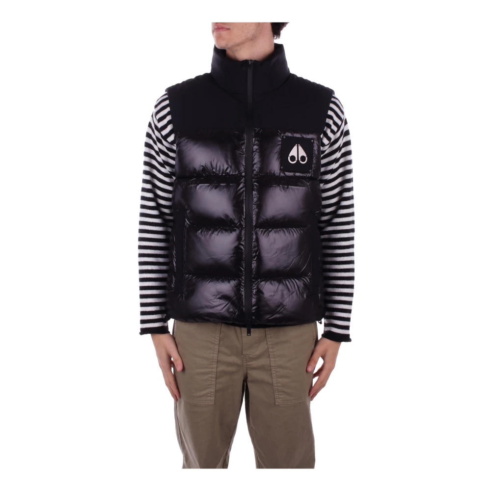 Moose Knuckles Zwarte Winterjassen Black Heren