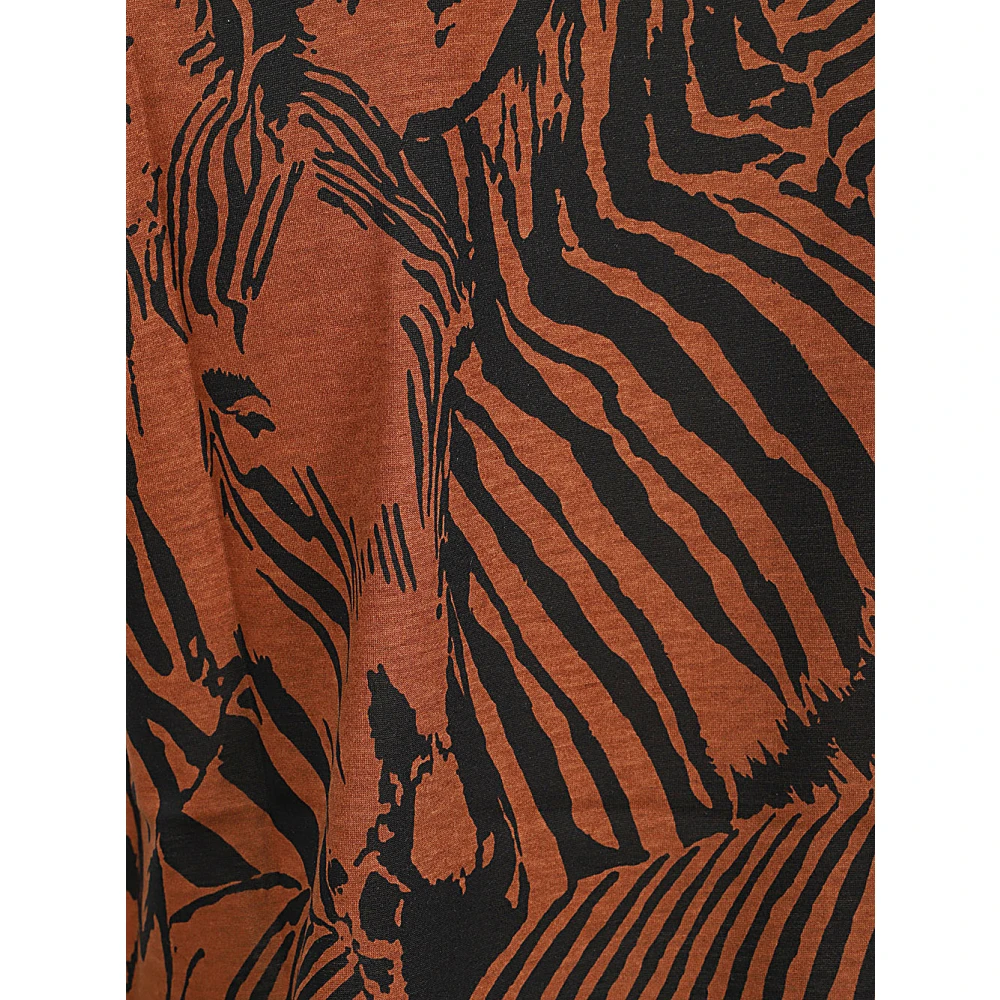 Max Mara Weekend Zebra Print T-shirt van katoen Multicolor Dames